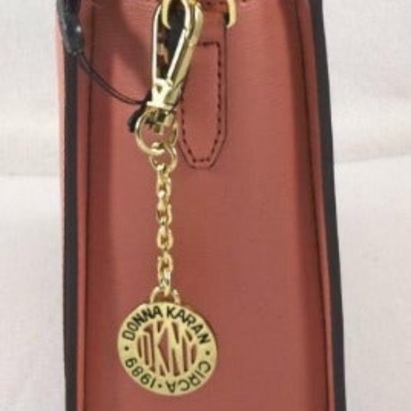 DKNY Donna Karen CROSSBODY BAG CORAL NEW - Picture 5 of 5